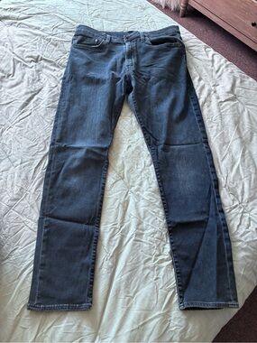 Levi's Men's Dark Blue Straight Leg Jeans